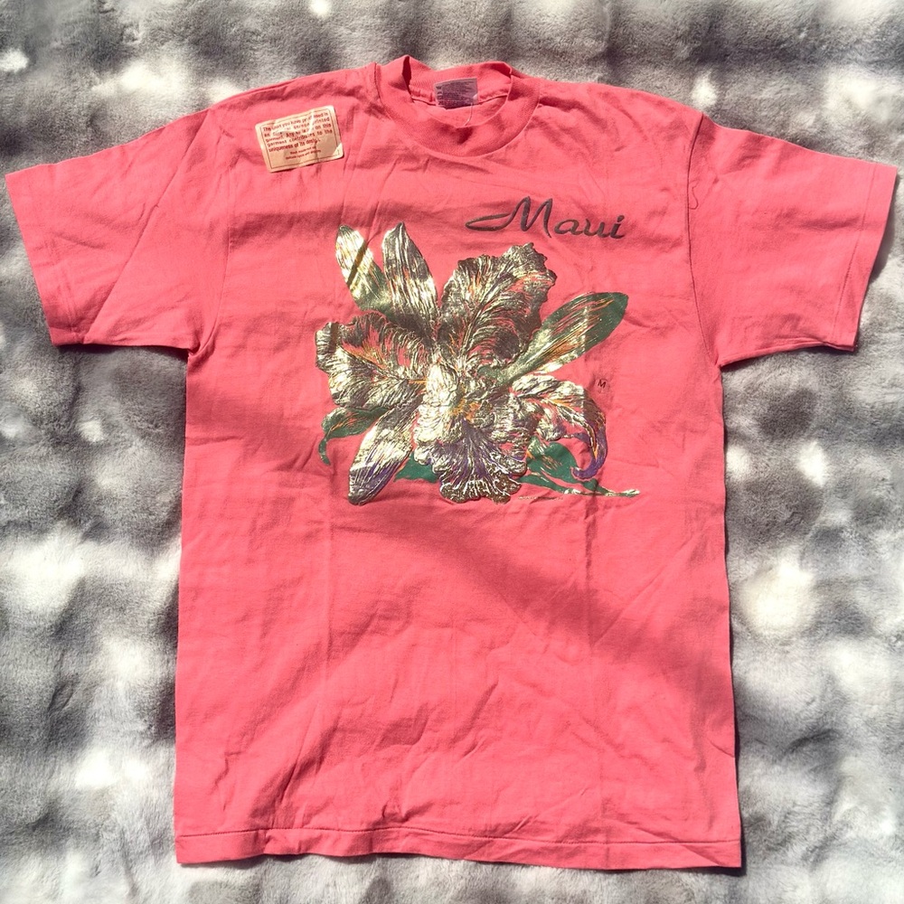 Vintage Maui floral graphic T-shirt🪻